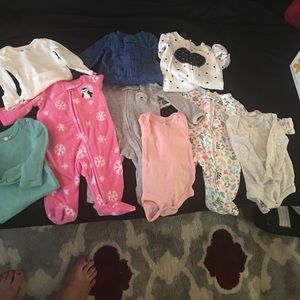 $20 for 5 Preemie Sleepers & 4 Onies.